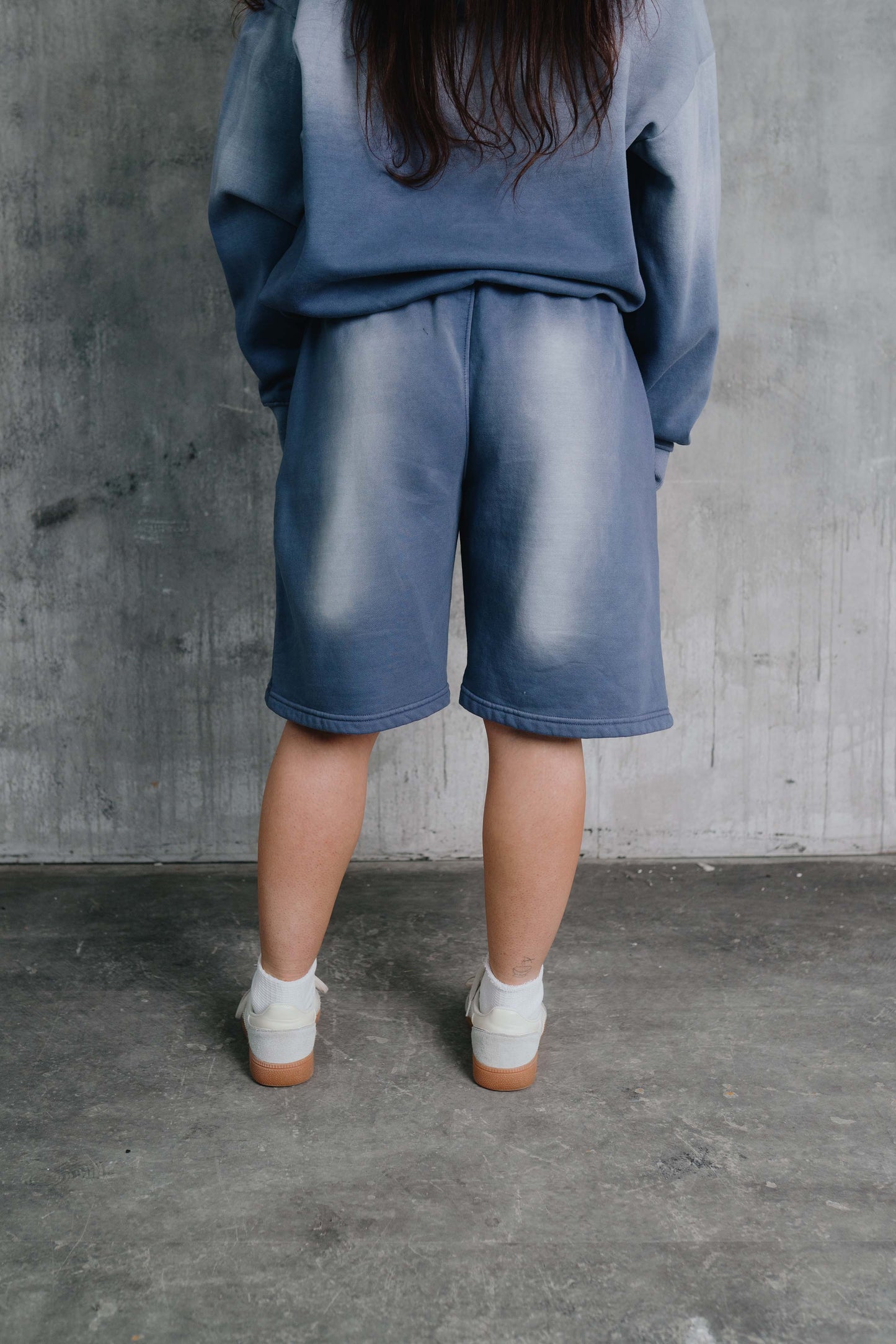 Tyler Short Washed Blue