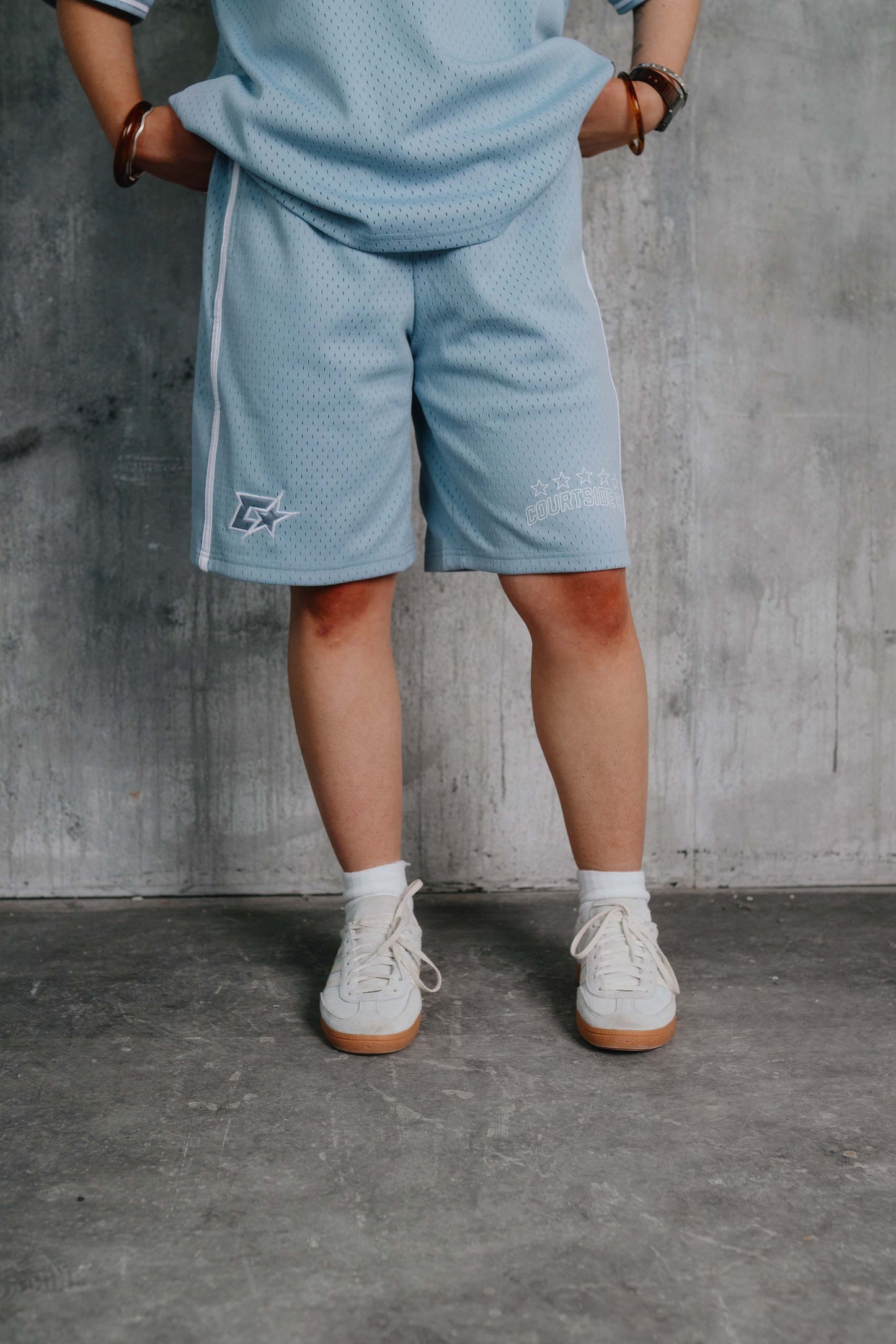 Blake Mesh Short Blue