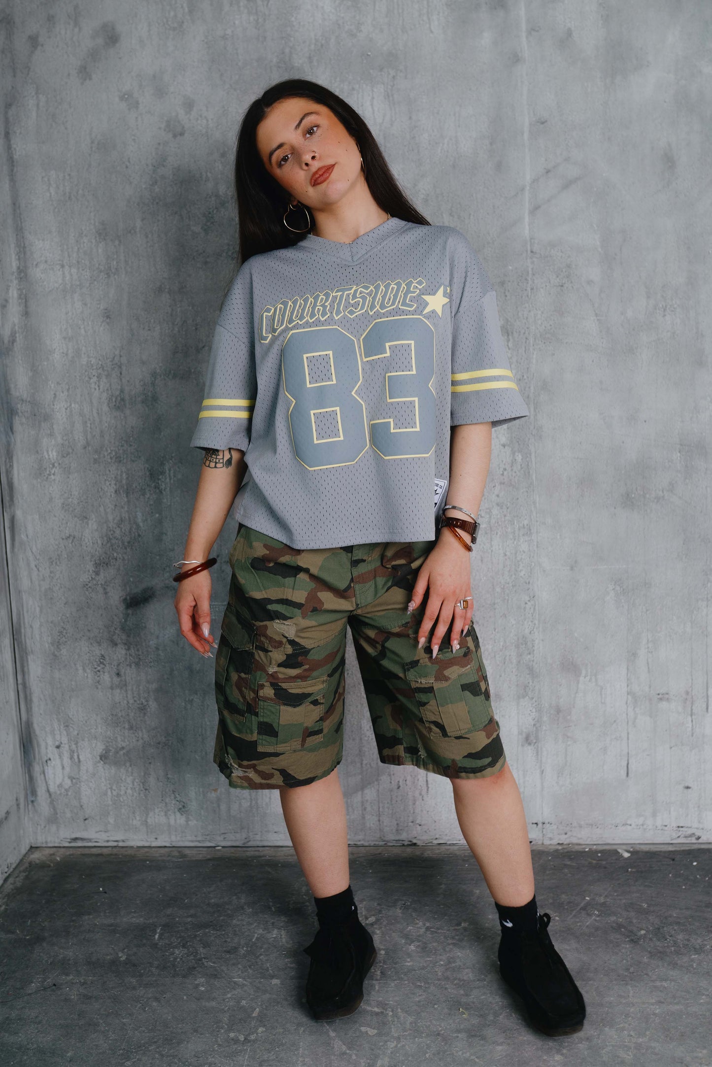 Otis Camo Cargo Short Khaki