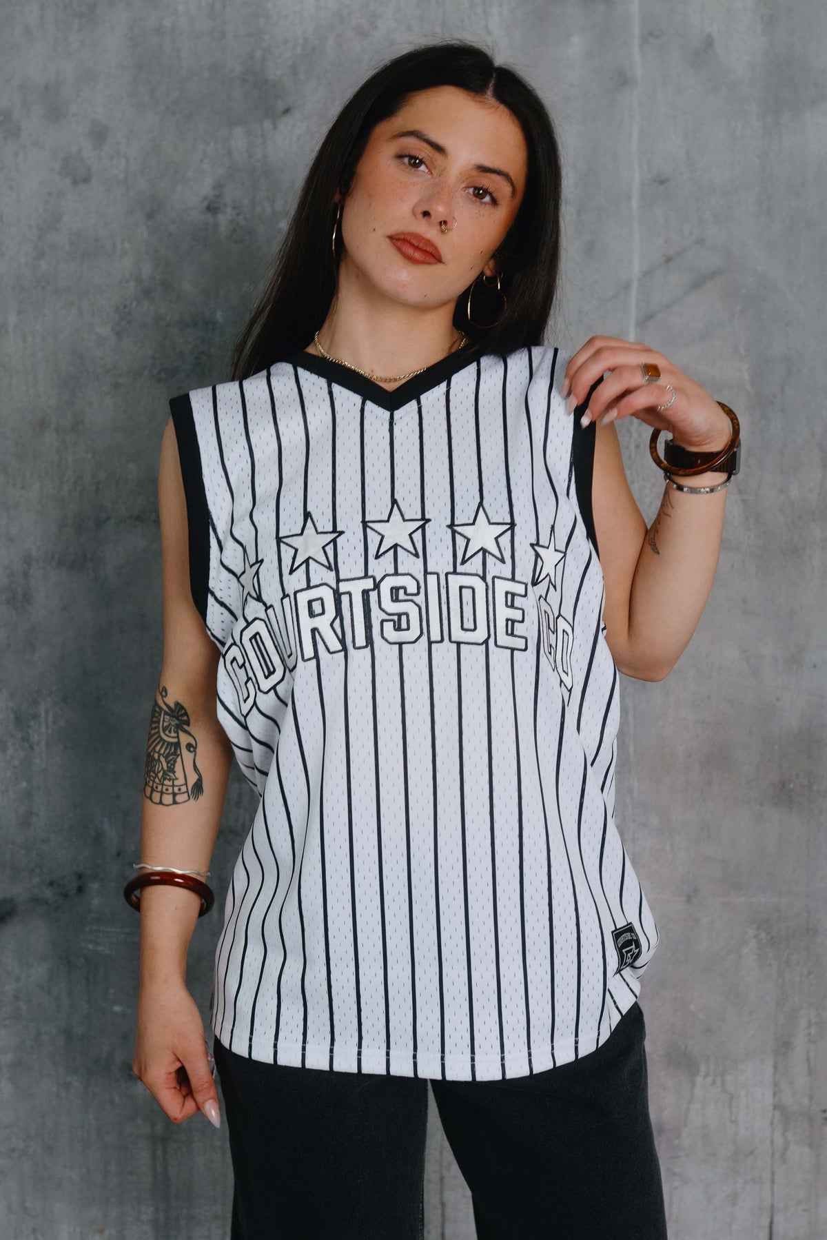 Blakon Mesh Vest White